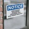 Signmission Roof Access Authorized Personnel Only OSHA Notice Sign, Vinyl Decal, 10in W x 7in L, 2PK OS-2PACK-NS-D-710-L-16498 - alternate 2